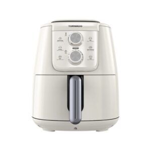 قلاية هوائية بدون زيت تورنيدو 1550 وات 4 لتر تحكم يدوي كريمي × سيلفر THF-1554M-XL-CS