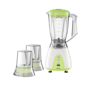 خلاط كهربائي تورنيدو 500 وات 1.5 لتر 2 مطحنة أخضر ليموني MX5200/2-SGREEN