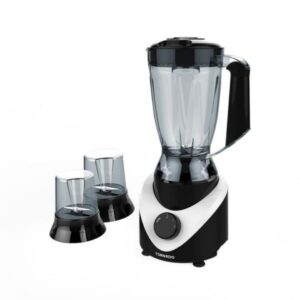 خلاط كهربائي تورنيدو 500 وات 1.5 لتر 2 مطحنة أسود BL500/2-BLACK