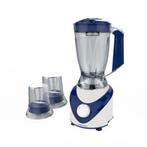خلاط كهربائي تورنيدو 500 وات 1.5 لتر 2 مطحنة أزرق BL500/2-DBLUE