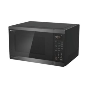 ميكروويف شارب شواية انفرتر 34 لتر 1100 وات 23 قوائم أسود R-340GRI-BS2