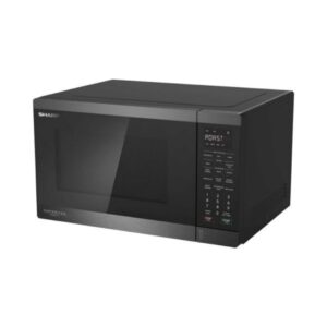 ميكروويف شارب شواية انفرتر 34 لتر 1100 وات 11 قائمة أسود R-34GRI-BS2