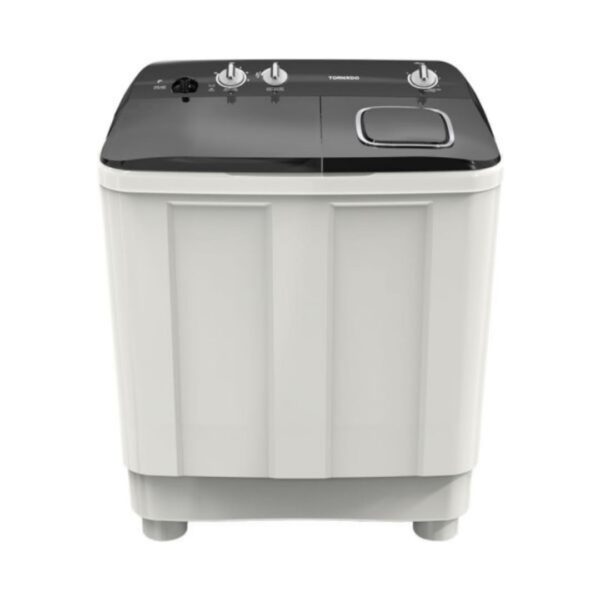 غسالة ملابس تورنيدو نصف أوتوماتيك 10 كجم طلمبة أبيض × أسود TMH-HS10CP(WK)