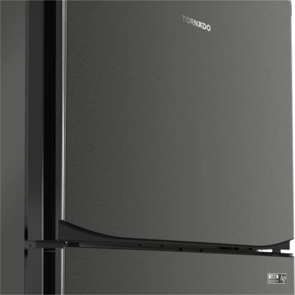 ⁦ثلاجة تورنيدو نوفروست 396 لتر استانلس غامق RF-480T-DST⁩ - الصورة ⁦4⁩