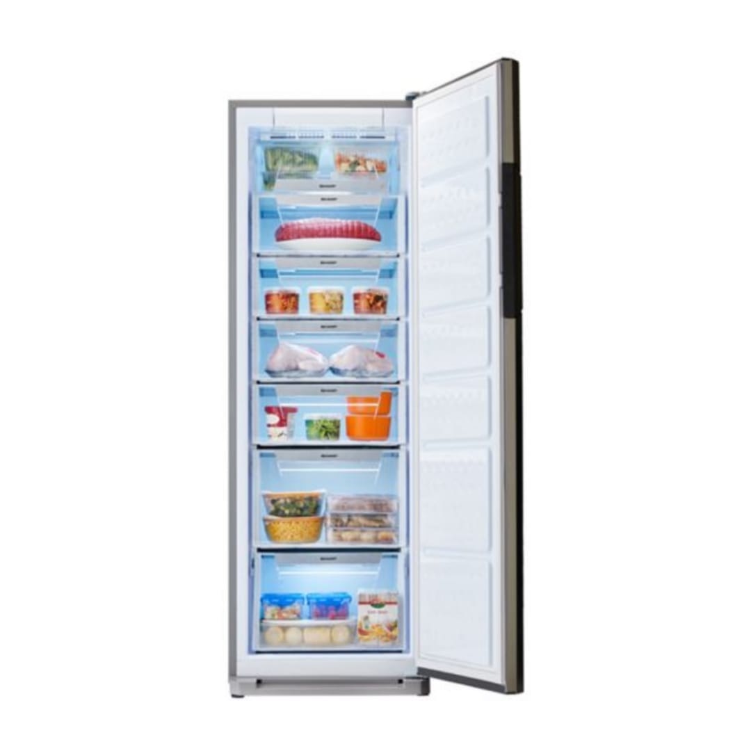 ديب فريزر شارب انفرتر ديجيتال نوفروست 7 درج 300 لتر استانلس FJ-EC27(ST) - الصورة 2