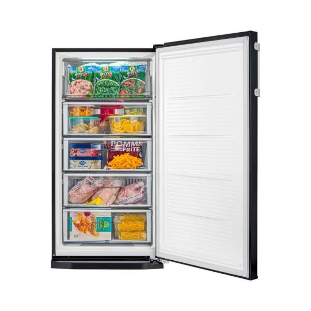 ديب فريزر تورنيدو نوفروست 5 درج 185 لتر أسود RH-H18T-BK - الصورة 5