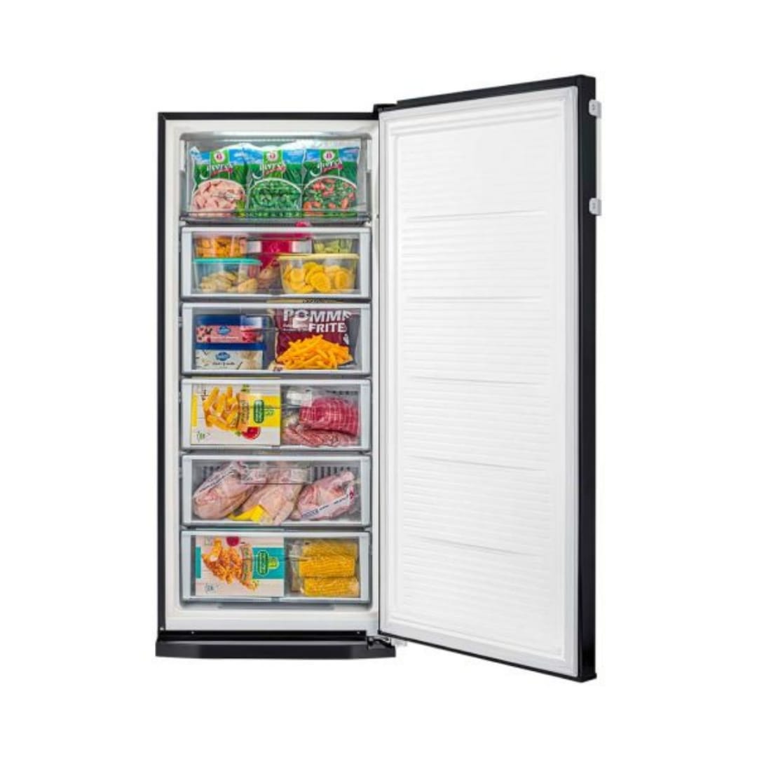 ديب فريزر تورنيدو نوفروست 6 درج 223 لتر أسود RH-H22T-BK - الصورة 4