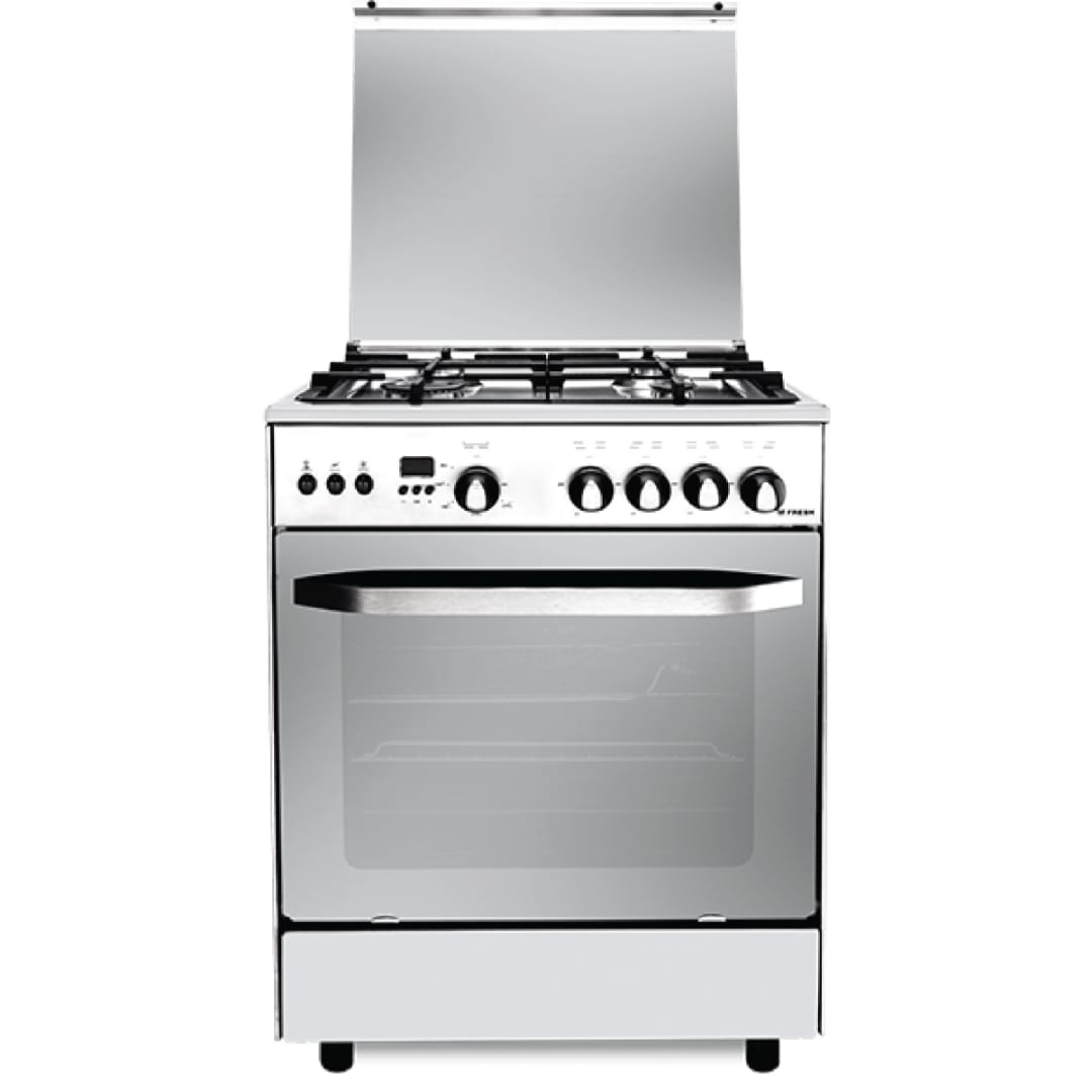 بوتاجاز فريش هامر ديجيتال أمان 60 × 60 - 4 شعلة أستانلس ستيل