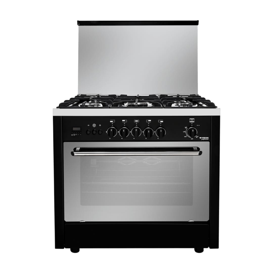 بوتاجاز فريش بروفيشنال كنترول 90 × 60 - 5 شعلة أسود