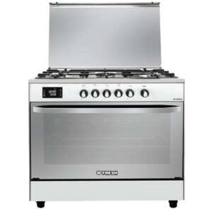 بوتاجاز فريش بروفيشنال مزود بمقلاة هوائية 90 × 60 - 5 شعلة أستانلس ستيل